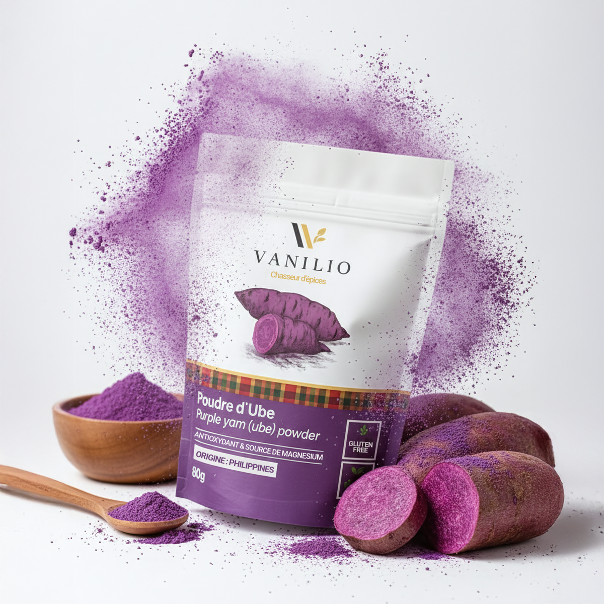 Poudre d’Ube 100% Dioscorea alata